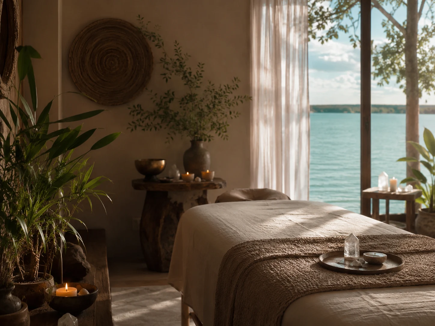 Reiki in a calm Bacalar wellness setting